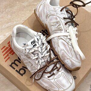 Miu Miu x New Balance NB530 men's white retro sneakers